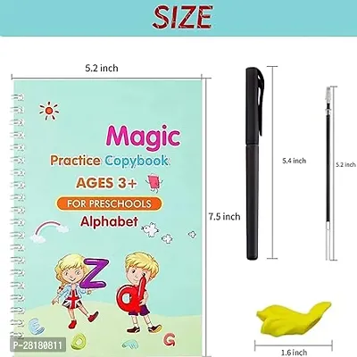 Sank Magic Practice Copybook, (4 BOOK + 10 REFILL+ 2 Pen +2 Grip) PACK OF 1-thumb3