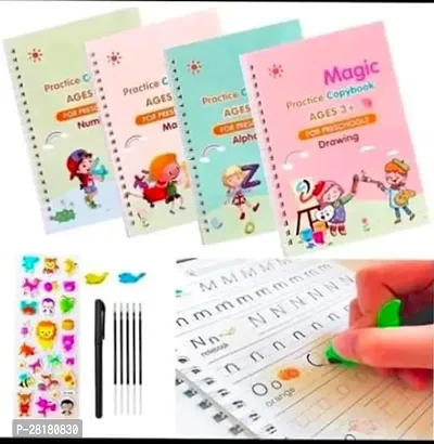 Tracing Book for Preschoolers with Pen Magic Calligraphy Copybook PACK OF 1-thumb0