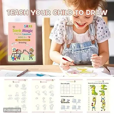 Tracing Book for Preschoolers with Pen Magic Calligraphy Copybook PACK OF 1-thumb4