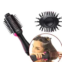 Hot Air Brush 3 in 1 One Step Hair Dryer and Styler Straightening(pack of 1)-thumb2