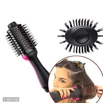 Hot Air Brush 3 in 1 One Step Hair Dryer and Styler Straightening(pack of 1)-thumb3