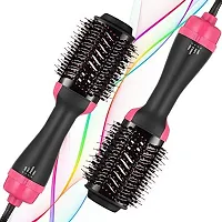 Hot Air Brush 3 in 1 One Step Hair Dryer and Styler Straightening(pack of 1)-thumb3