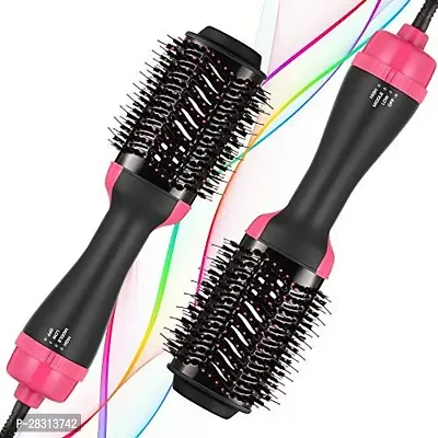 Hot Air Brush 3 in 1 One Step Hair Dryer and Styler Straightening(pack of 1)-thumb4