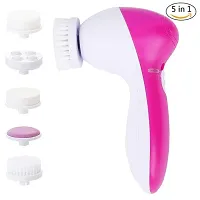 Pink 5 In 1 Face Massager For Improve Circulation(pack of 1)-thumb1