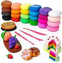 Ultra-Light Modelling Bouncing Clay with Tools for Kids 12 Pcs-thumb1
