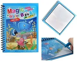 water book For kid Drawing Reusable water colouring book with Magic pen(pack of 1)-thumb3