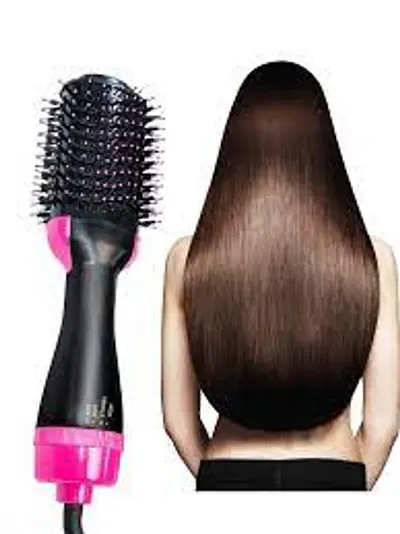 UCRAVO Hot Air Brush,Hair Dryer Brush, Hair Dryer and Volumizer Salon Negative One Ionic Step Hair Straightener Brush,Ceramic Electric Blow Dryer, Curler, Straightener, Styler Brush