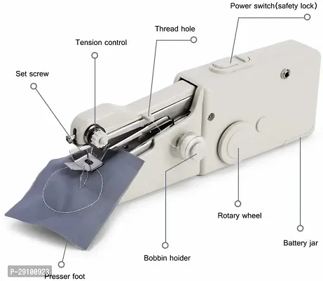 Emergency stitching Mini hand Sewing Machine Stapler style Silai Machine(pack of 1)-thumb2