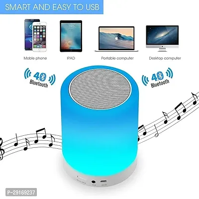 Classy Wireless Bluetooth Speaker with LED Light , Assorted, Pack of 1-thumb0