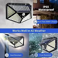 Solar 100 LEDs Solar Motion Sensor Light with Solar Panel and 3 Modes with IP65 Protection PACK OF 1-thumb2
