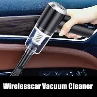 2 In 1 Car Vaccum Cleaner Handheld Dual-Use Portable Usb Rechargable#(pack of 1)-thumb1