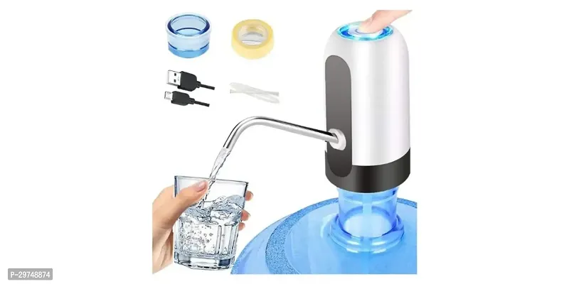 Upgraded Bottle Water Pump USB Charging Automatic Drinking Water Pump (PACK OF 1)-thumb2