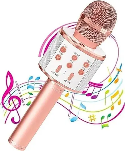 Rechargeable Professional Wireless Bluetooth Karaoke Microphone  (Pack of 1) Assorted Color