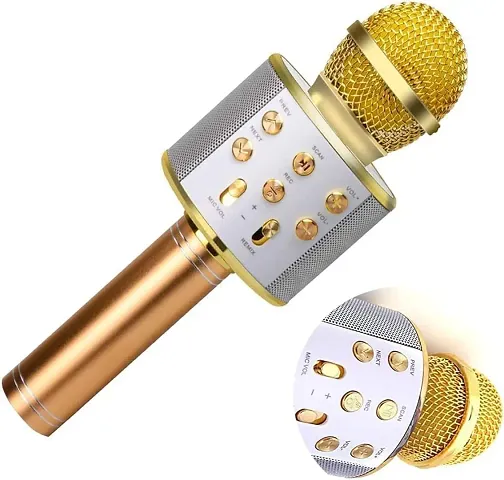 Rechargeable Professional Wireless Bluetooth Karaoke Microphone  (Pack of 1) Assorted Color