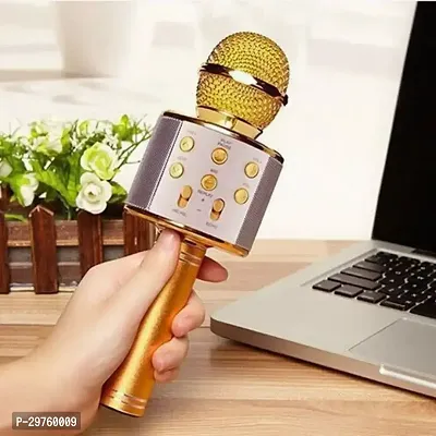 Rechargeable Professional Wireless Bluetooth Karaoke Microphone  (Pack of 1) Assorted Color