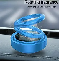 Solar Energy Rotating Car Perfume with Long Lasting Organic Fragrance#(pack of 1)-thumb3