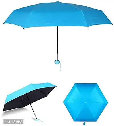 Capsule Case Outdoor Umbrella Fits in Pocket Light Weight Umbrella For Women, Men, Kids(pack of 1)-thumb0