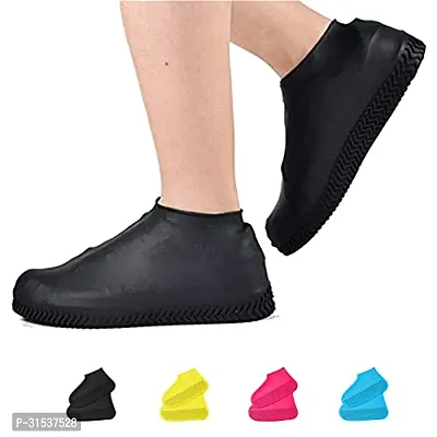 Waterproof Shoe Covers for Men, Women Silicone Shoe Covers, Reusable Elastic#(pack of 1)-thumb0