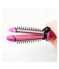 2 in 1 Hair Straightener and Curler for Women with Ceramic Plate Hair Straightener(pack of 1)-thumb2