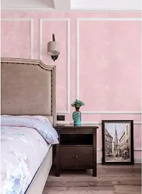 Designer Pink Vinyl Wall Stickers Wallpaper For Home Decor-thumb1