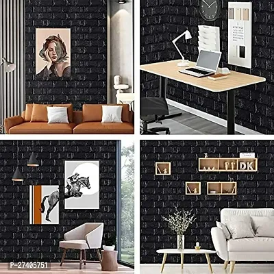 Designer Black Vinyl Wall Stickers Wallpaper For Home Decor