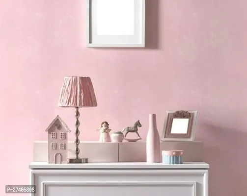 Designer Pink Vinyl Wall Stickers Wallpaper For Home Decor