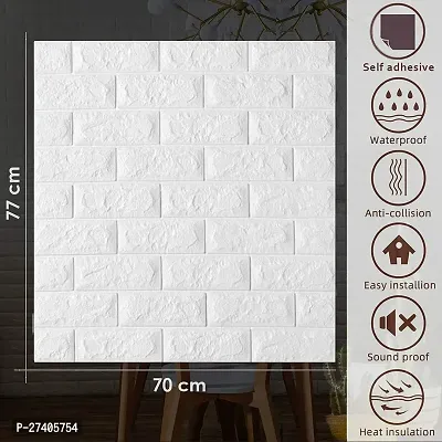 Designer White Vinyl Wall Stickers Wallpaper For Home Decor-thumb3