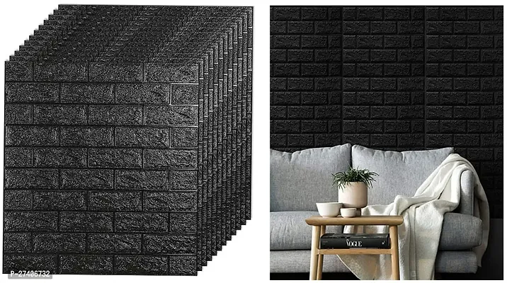 Designer Black Vinyl Wall Stickers Wallpaper For Home Decor