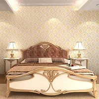 Designer Gold Vinyl Wall Stickers Wallpaper For Home Decor-thumb2