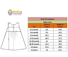 BUDS  FEATHERS THE SOFT TOUCH Girl Dress/Baby Girl Dress Frock New Born Stylish Night wear Suit Summer Casual Dresses-thumb4