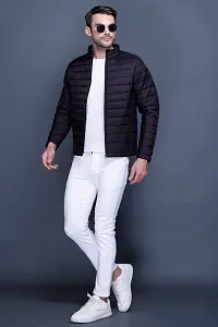 Trendy Dude Mens Nylon Puffer Jackets For Winter-thumb2