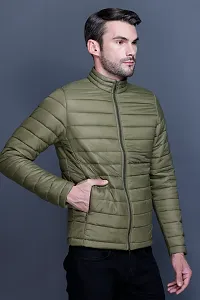 Trendy Dude Mens Nylon Puffer Jackets For Winter-thumb2