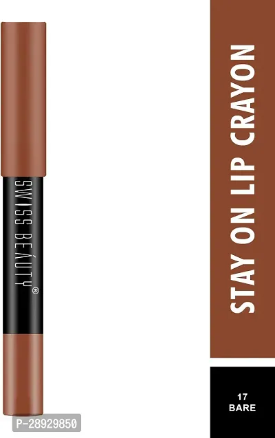 Non Transfer Matte Crayon Lipstick-thumb3