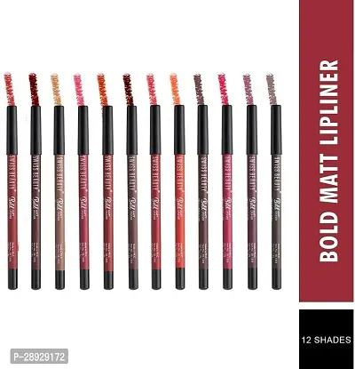 Premium Long Lasting Lip Liner, 1.8gm each, Pack of 12-thumb3