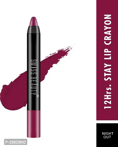 12Hrs. Stay Matte Crayon Lipstick (SB-S18-16)-thumb3