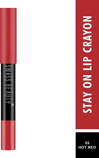 Non Transfer Matte Crayon Lipstick | Waterproof  Smudgeproof| --thumb2