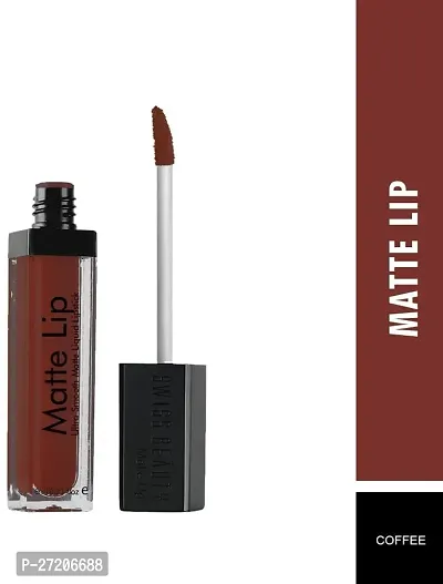 Matte Lip Ultra Smooth Matte Liquid Lipstick Shade 11 Coffee 6Ml-thumb3