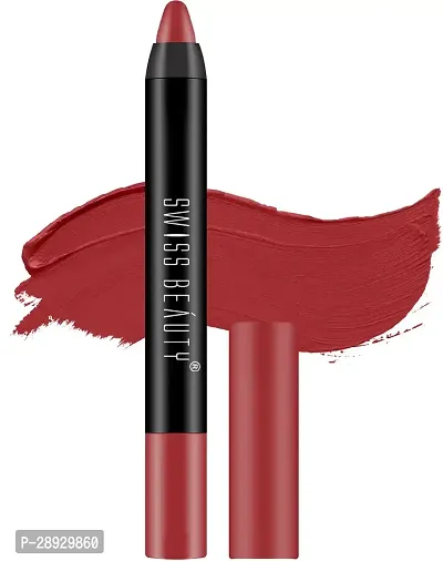 Non Transfer Matte Crayon Lipstick | Waterproof  Smudgeproof| --thumb0