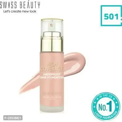 High Coverage Waterproof Foundation Sb-501-02 Foundation  (rose Bluse, 60 Ml)-thumb2