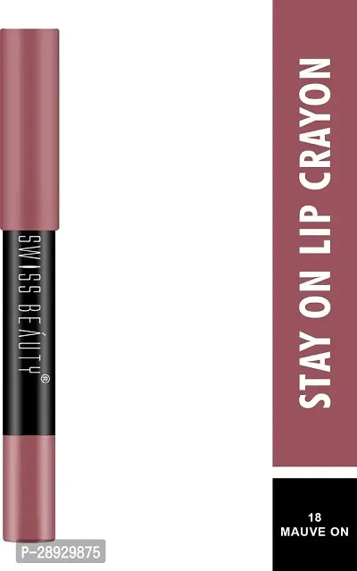 Non Transfer Matte Crayon Lipstick-thumb3