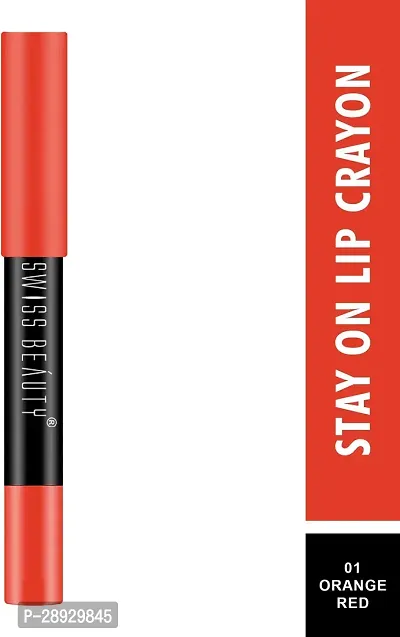 Non Transfer Matte Crayon Lipstick-thumb3