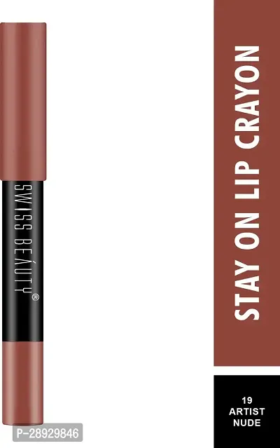 Non Transfer Matte Crayon Lipstick-thumb3