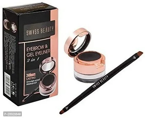 Eyebrow  Gel Eyeliner 2 In 1 24Hours Lasting Smudge-Proof Waterproof Set of 1-thumb0