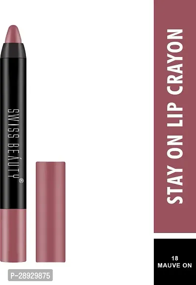 Non Transfer Matte Crayon Lipstick-thumb2