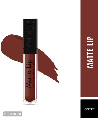 Matte Lip Ultra Smooth Matte Liquid Lipstick Shade 11 Coffee 6Ml-thumb0