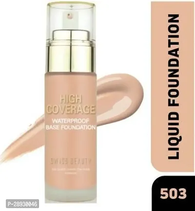 High Coverage Waterproof Foundation Sb-501-03 Foundation  (natural Beige, 60 Gm)