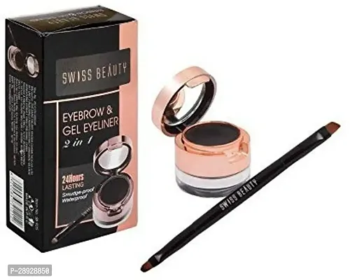 Eyebrow  Gel Eyeliner 2 In 1 24Hours Lasting Smudge-Proof Waterproof Pack 1