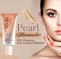 Pearl Illuminator Makeup Base Silver Pink Highlighter  ( Silver Pink)-thumb1