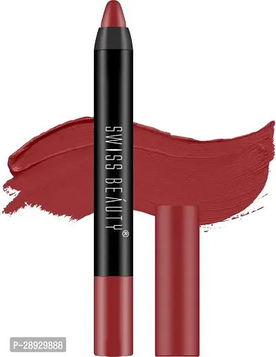 Non Transfer Matte Crayon Lipstick | Waterproof  Smudgeproof| -