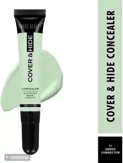 Natural Cover  Hide Concealer - (Green Corrector, 10 Gm) Concealer (Green Corrector, 10 G)